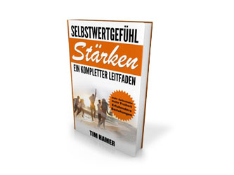 Weitere Möglichkeiten, sein Selbstwertgefühl aufzubauen und in einen besseren Kontakt mit sich selbst zu gelangen, findest du übrigens in Tims Buch zum Thema Selbstwertgefühl stärken. Schau es dir doch einmal an.